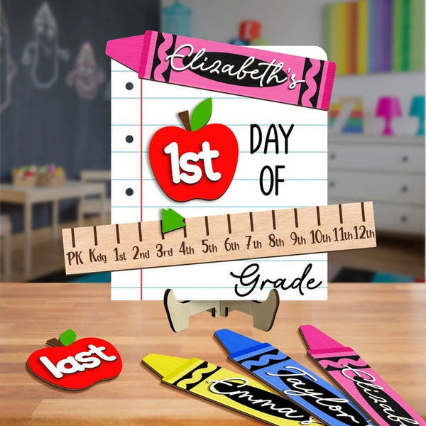 Custom Interchangeable Back to School Sign For Students