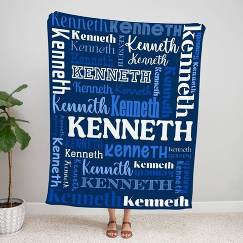 Customized Name Blanket, Blanket With Name