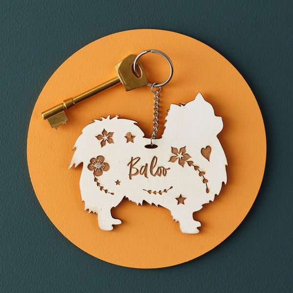 Personalised Keyring，Dog Lover Gift