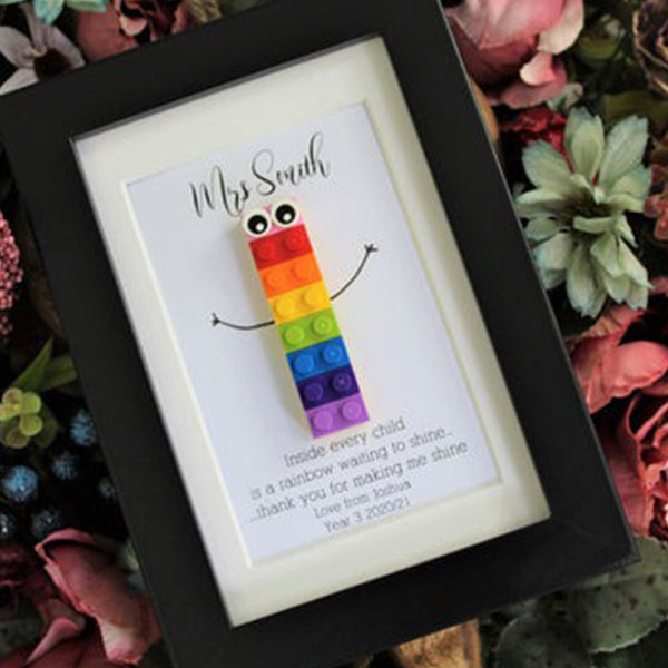 Rainbow Teacher Personalized Gift