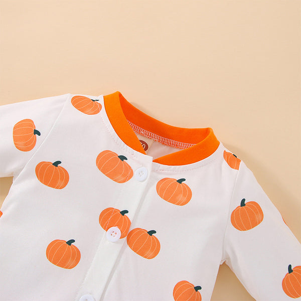 Personalized Fall Pajamas, Pumpkin Pajamas