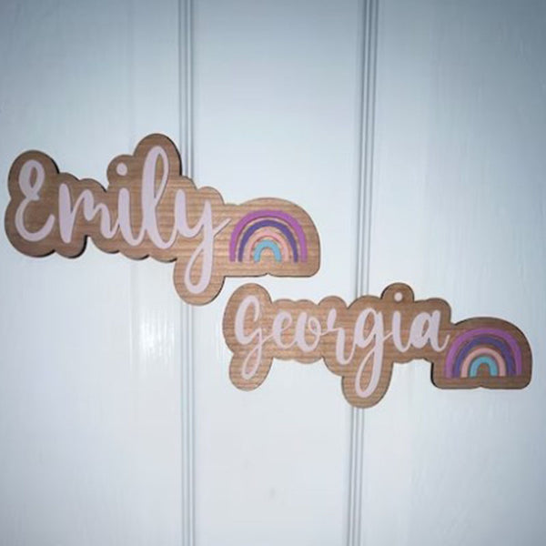 Bedroom Name Plaque | Door Plaque | Personalised Wall Sign | Wall Name Sign