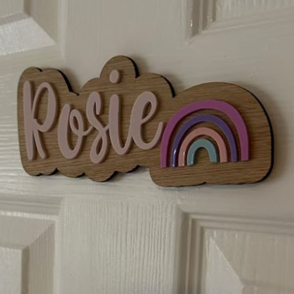 Bedroom Name Plaque | Door Plaque | Personalised Wall Sign | Wall Name Sign