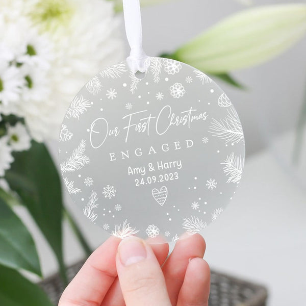 Marriage, Engagement First Christmas, Souvenir Gift Decoration