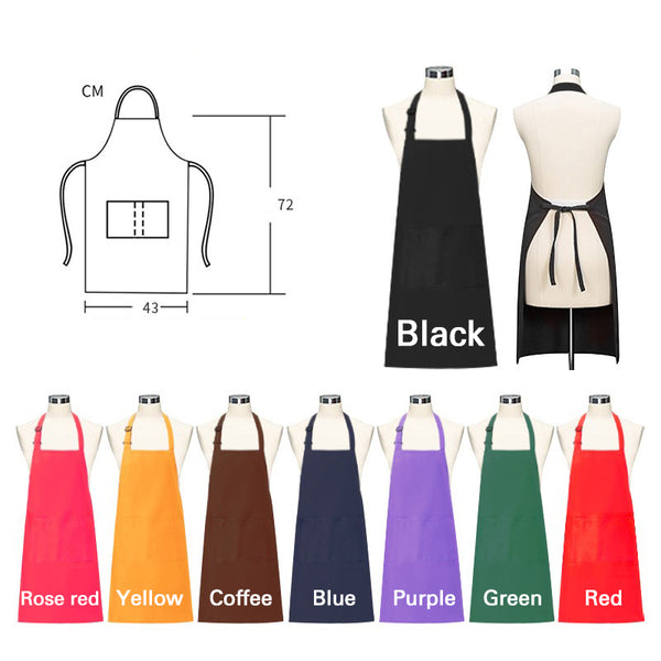 Customizable embroidered apron Personalized name