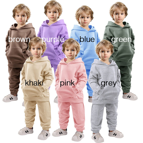 Personalized Kid Cozy Soft Extra Warm Tracksuit Set