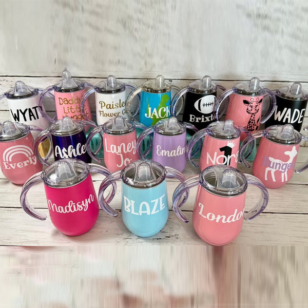 Personalized Sippy Cup / Stainless Steel Toddler Cup