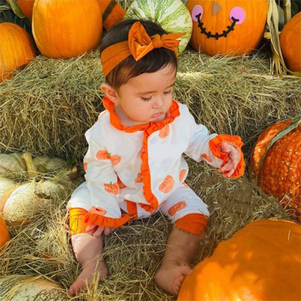 Personalized Fall Pajamas, Pumpkin Pajamas