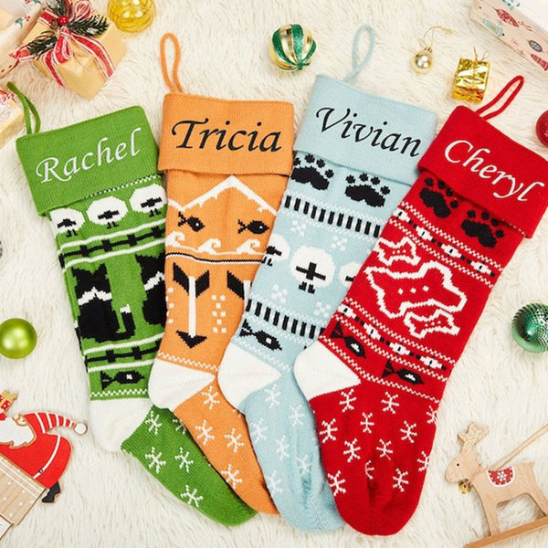 New Christmas Socks Pets Christmas Decorative Socks Gifts