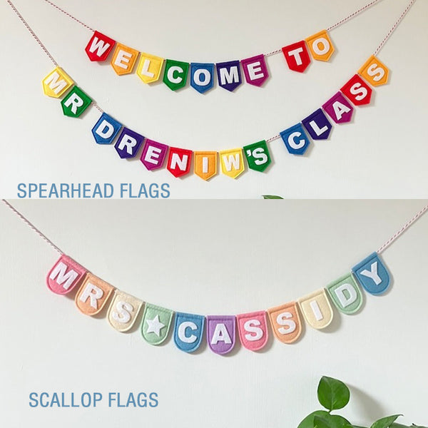 Kindergarten Gifts - Personalized Classroom Decoration Bunting