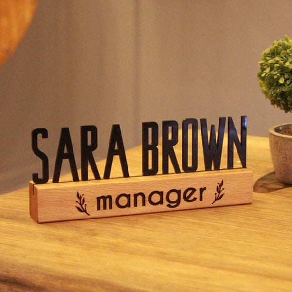 Desk Name Plate, Name plate for desk, Custom Design Desk Name Plate