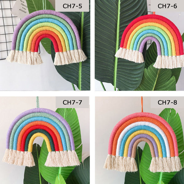 Personalised Knitted Wire /Wall Hanging/Name Rainbow