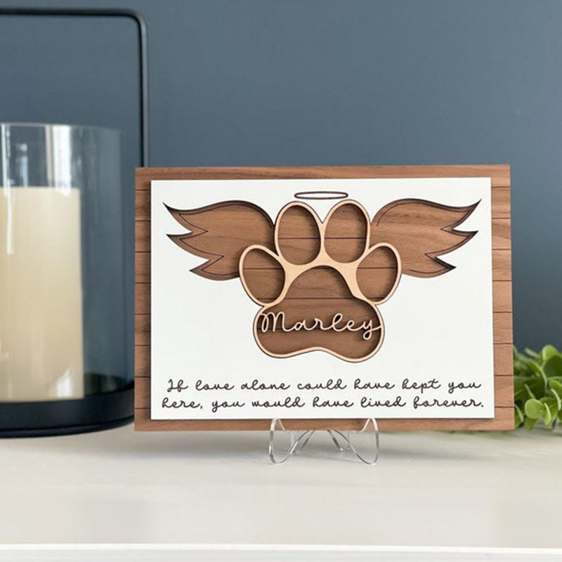 Pet Memorial Sign, Pet Memorial Gift, Pet Loss Gift, Personalized Cat Memorial