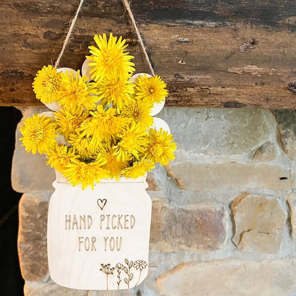 Wooden Flower Holder| Dandelion Holder