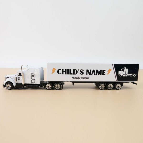 Personalized Kids Toy Truck, Customized with Your Child's Name