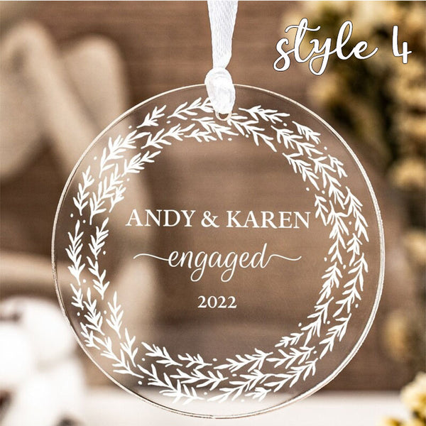 Personalize Our First Christmas Decorations Engagement Gifts, New Wedding Gifts for Couples