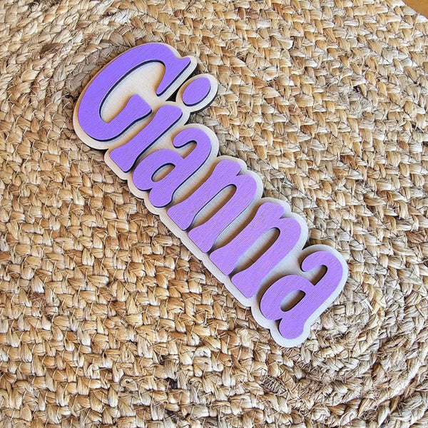 Personalized children's doorplate, children's room decoration, personalized name doorplate