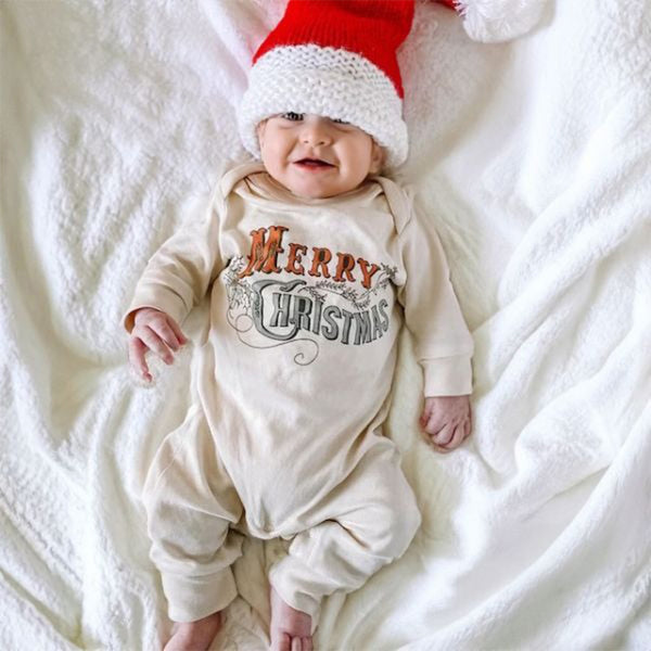 Merry Christmas Unisex Baby Outfit