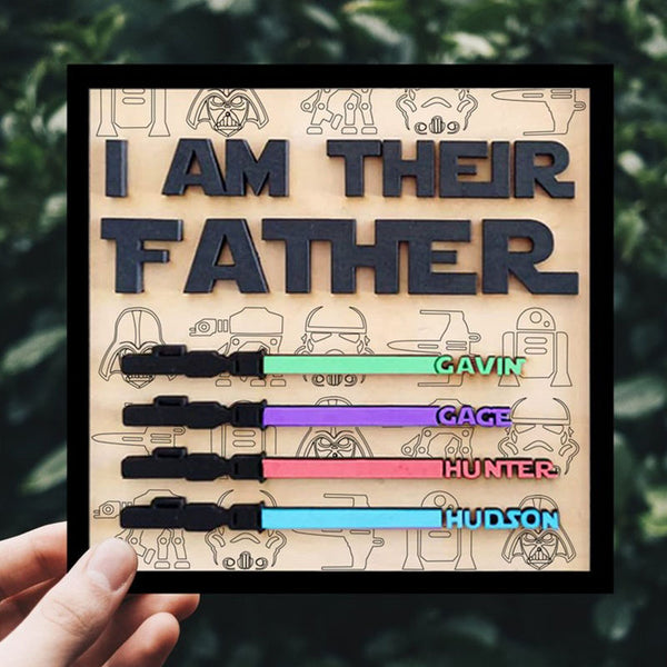 I Am Their Father , Personalized Gifts for Dad Birthday Gift