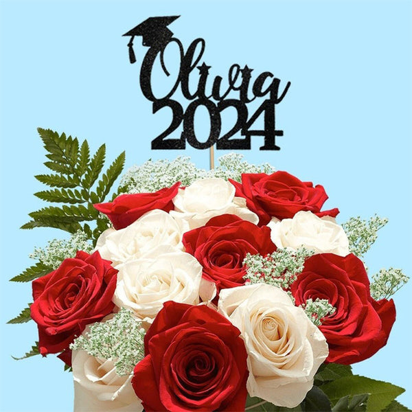 2024 Graduation Centerpieces, Graduation Gifts, Graduate Mini Cake Topper