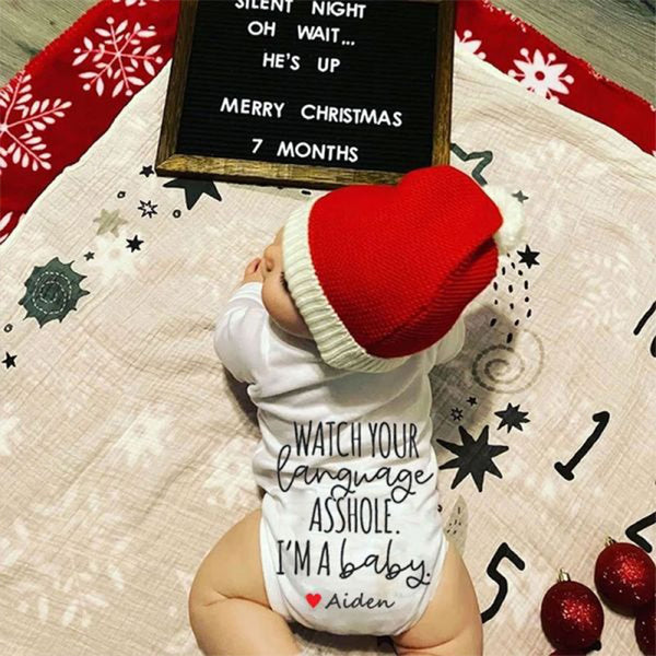 Merry Christmas Unisex Baby Outfit