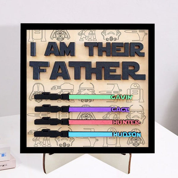 I Am Their Father , Personalized Gifts for Dad Birthday Gift