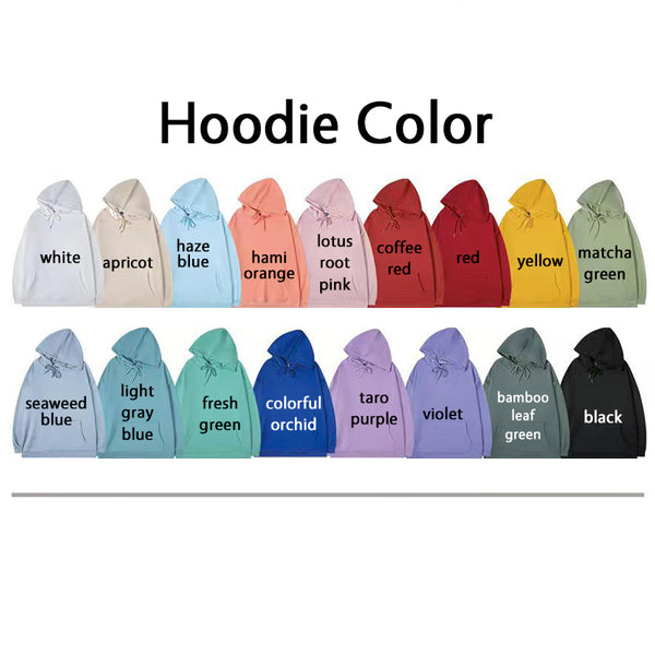 Personalized Hoodie Custom Text On Sweatshirt