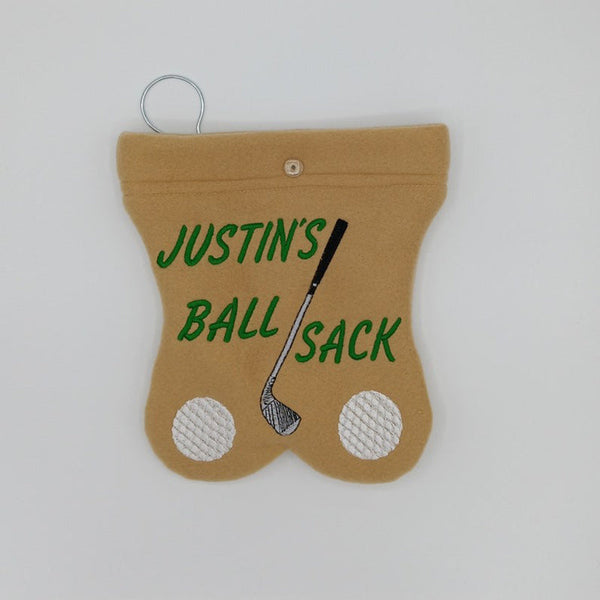 GOLF BALL BAG - Personalized Ball sack - Funny golfing - Golfers for men