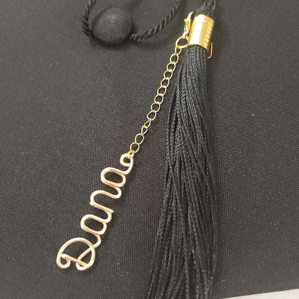 Graduation Cap Tassel Charm, custom graduation hat, 2024 graduation gift