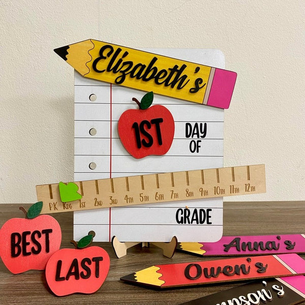 Custom Interchangeable Back to School Sign