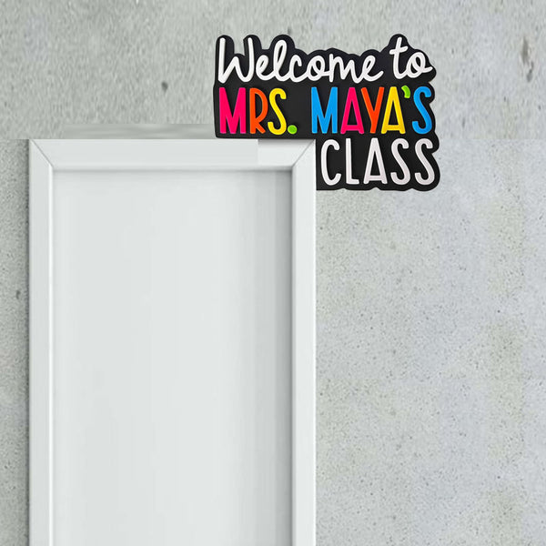 Custom Teacher Appreciation Gift Teacher Doorframe Sign