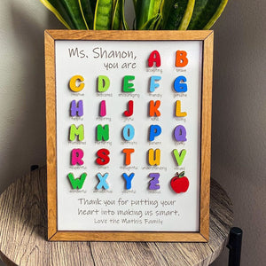 Teacher Gift, Teacher Appreciation, Personalized Teacher Gift, Educator Gift