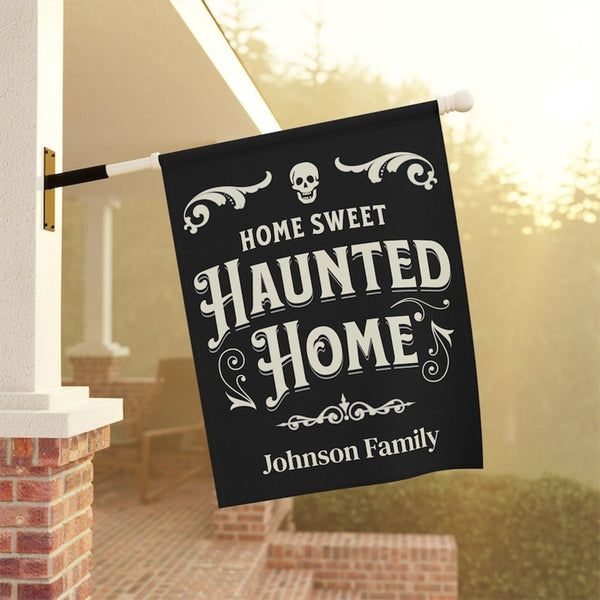 Custom Halloween Flags, Vintage Garden Flags, Haunted House Banners