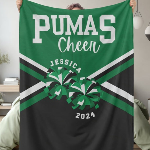 Cheerleading Custom Blankets, Team Gifts