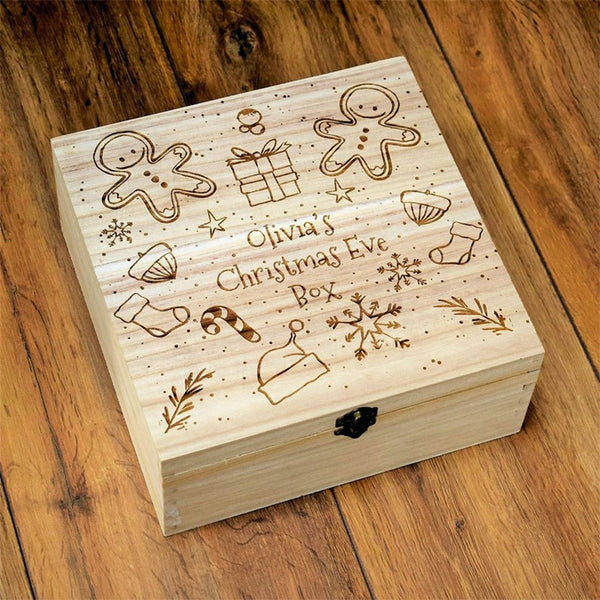 Bespoke Personalised Wooden Christmas Box