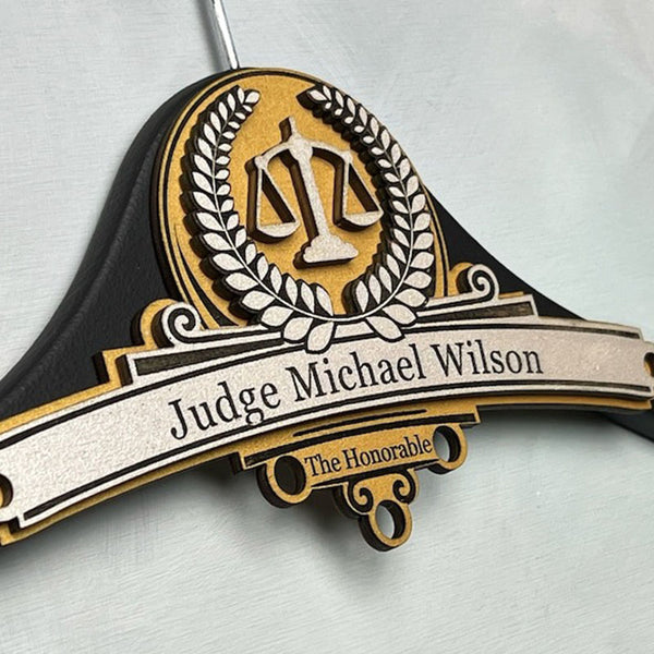 Personalized Hanger ,Personalized Police Officer Cop ,PhD ,Gifts, Judge , Physician Assistant Gifts