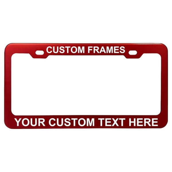 Custom License Plate Frame, Personalized Vehicle Decoration (Universal for any Vehicle)