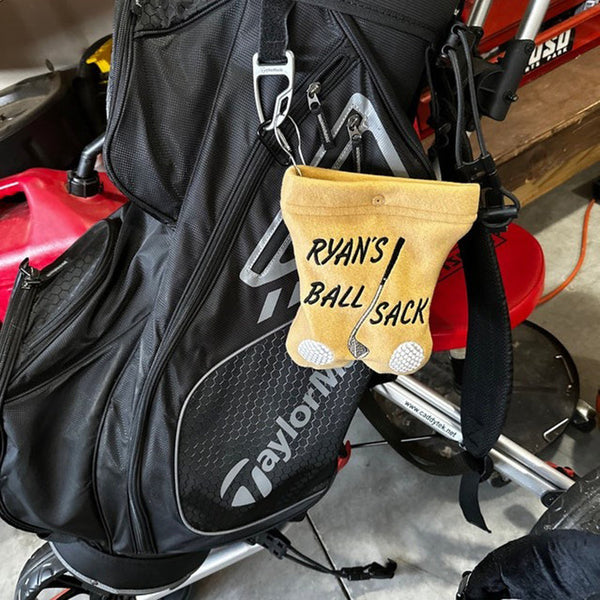 GOLF BALL BAG - Personalized Ball sack - Funny golfing - Golfers for men