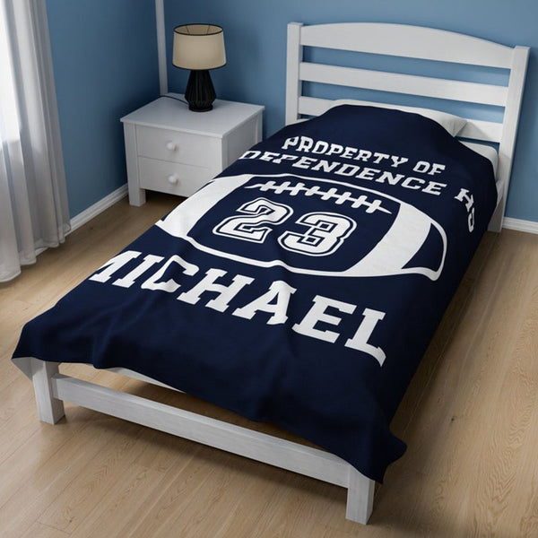 Custom Personalized Name, Stadium Blanket, Player Number, Can Be Customized