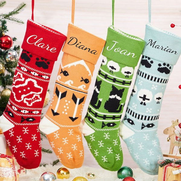 New Christmas Socks Pets Christmas Decorative Socks Gifts