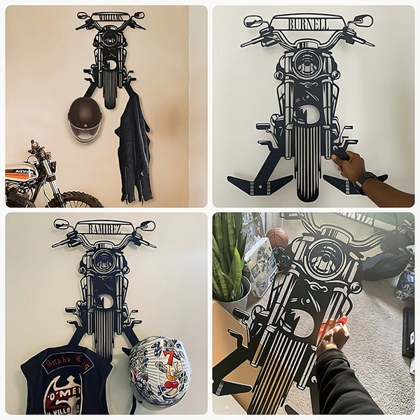 Personalized Motorcycle Helmet Holder