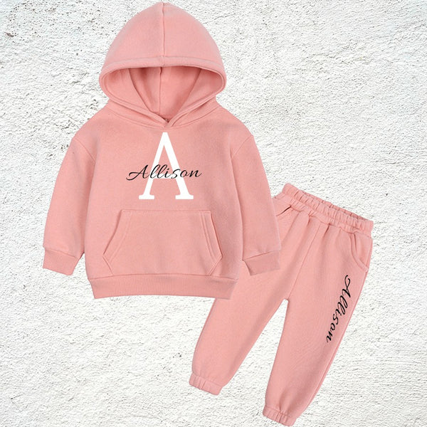 Personalized Kid Cozy Soft Extra Warm Tracksuit Set