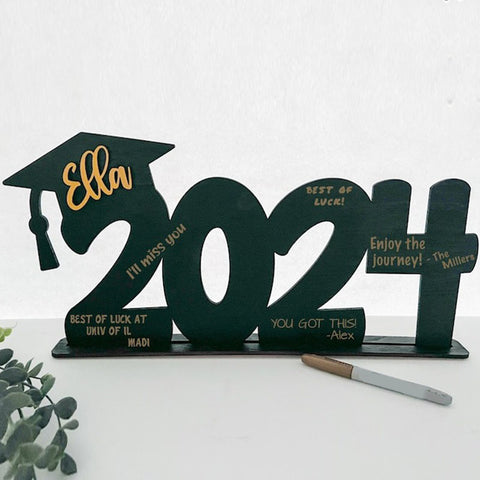 2024 Senior Kindergarten Junior High School Photos Graduation Signature Sign Stand