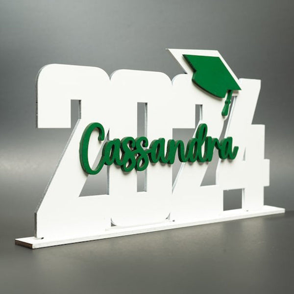 Personalized Graduation Class of 2024 Sign, Graduation Table Decor & Centerpiece