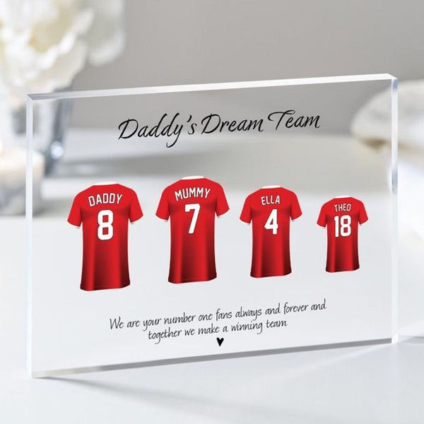 Custom Football Gift Personalised Football Shirt Print