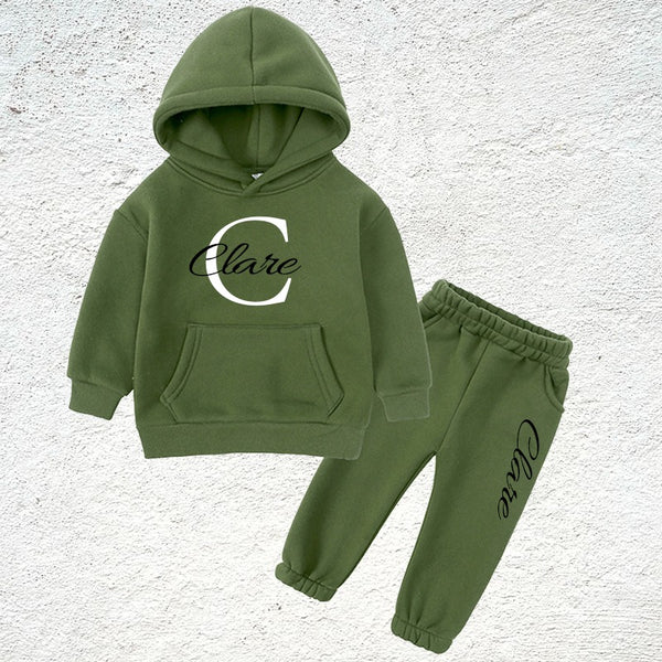 Personalized Kid Cozy Soft Extra Warm Tracksuit Set