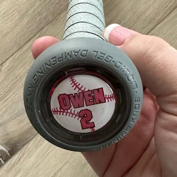 Personalised 3D baseball bat decal