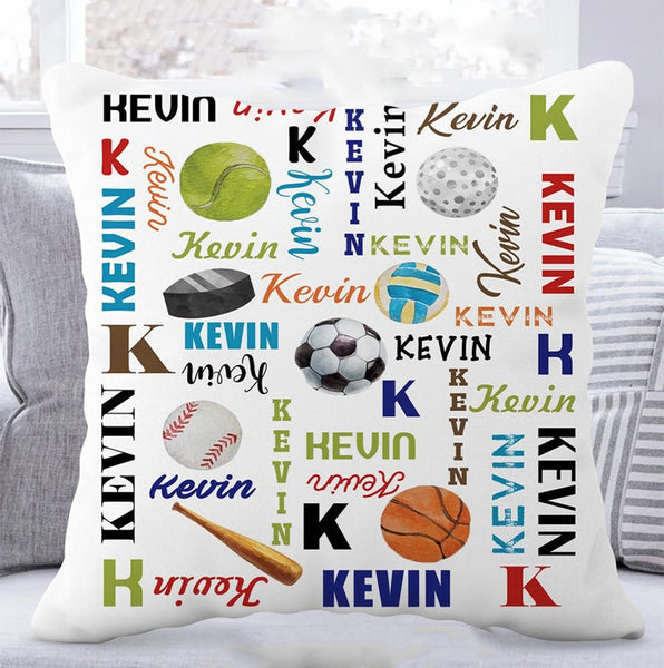 Personalized Sports Name Blankets, Custom Baby Name Blankets - Birthday Gift Ideas