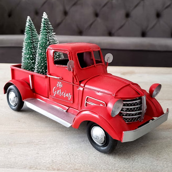 Farmhouse Christmas Truck Personalized Truck