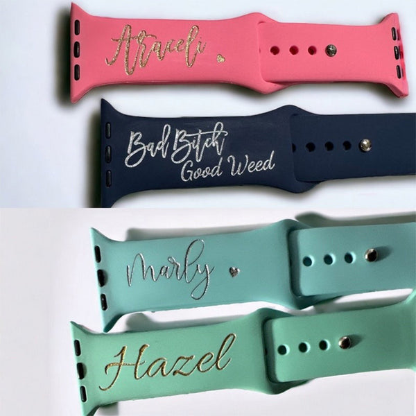 Personalize Add a Name Simple Watch Band